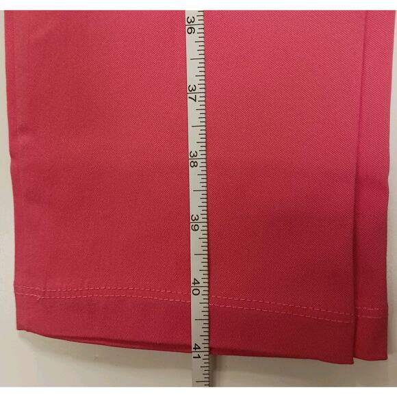 Clothing Ave Dress Pants Women's Large Pink Elastic Waist Button Accent Rayon - Picture 11 of 14